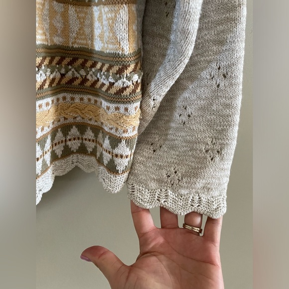 Vintage Daniel Hetcher Eyelet Cardi - Picture 6 of 6